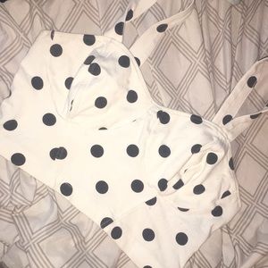 Polka Dot Crop Top